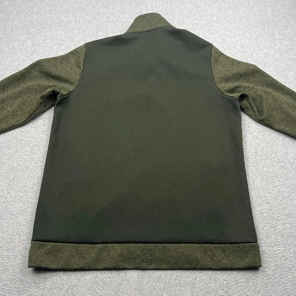 Nike Therma Dri-FIT 1/4-Zip Pullover Men's Large Green Heathered Training Jacket